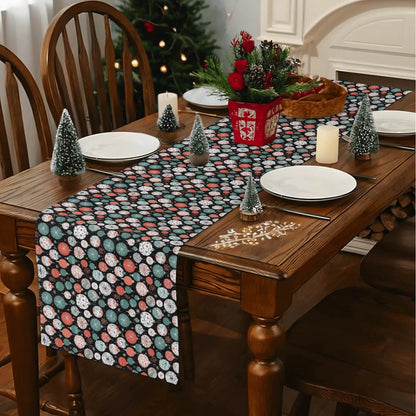 Colorful Ornament Polyester Table Runner - DeRose Seasonal
