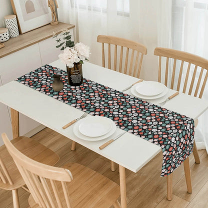 Colorful Ornament Polyester Table Runner - DeRose Seasonal