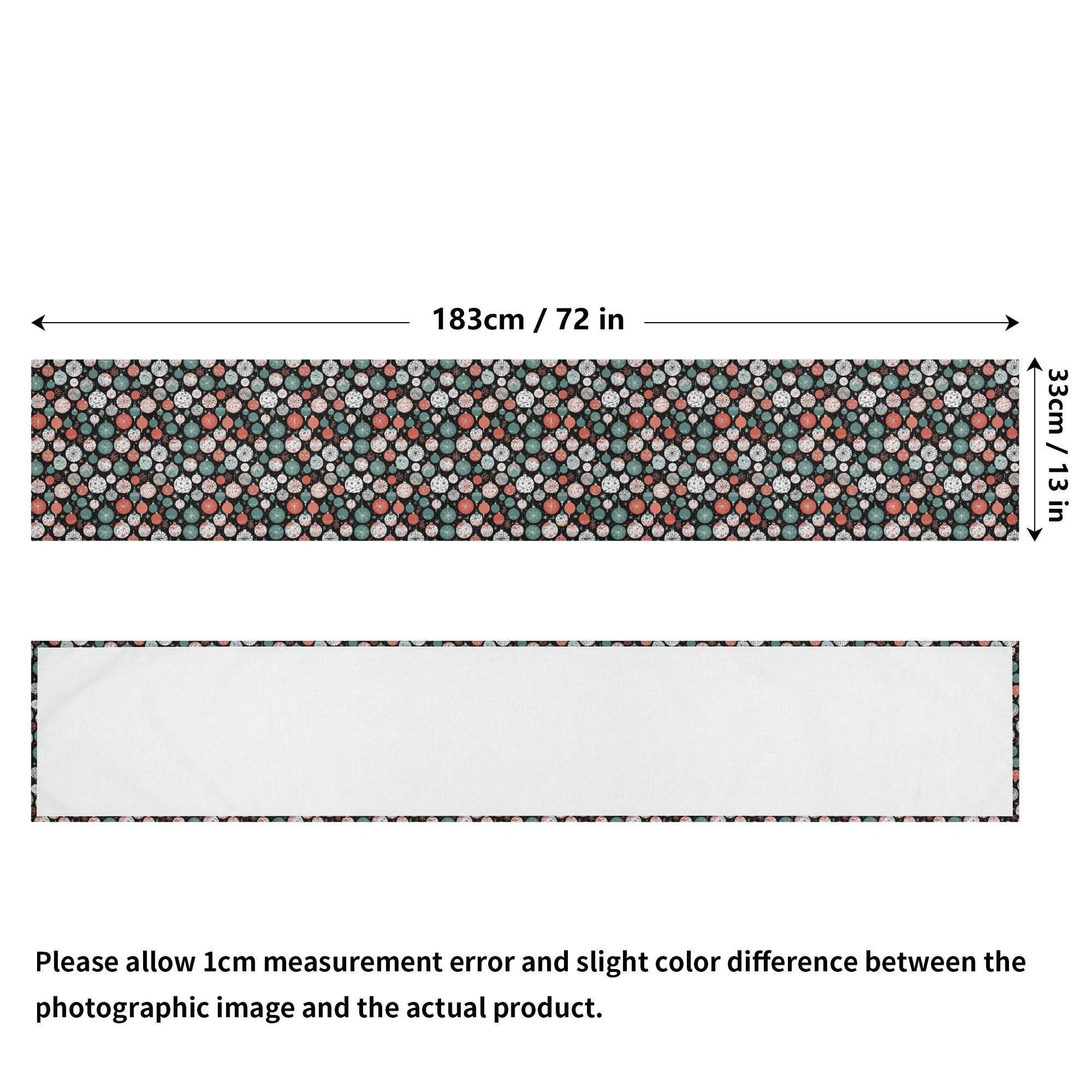 Colorful Ornament Polyester Table Runner - DeRose Seasonal