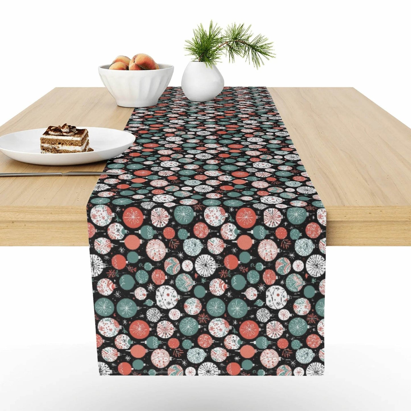 Colorful Ornament Polyester Table Runner - DeRose Seasonal