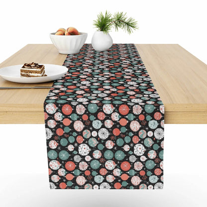 Colorful Ornament Polyester Table Runner - DeRose Seasonal