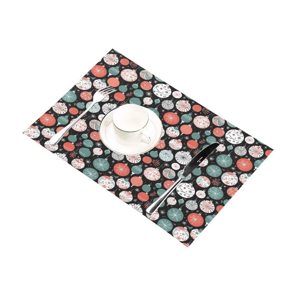 Colorful Ornament Table Placemat (set of 6) - DeRose Seasonal