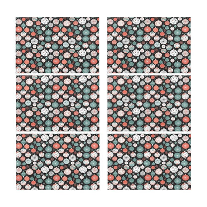 Colorful Ornament Table Placemat (set of 6) - DeRose Seasonal