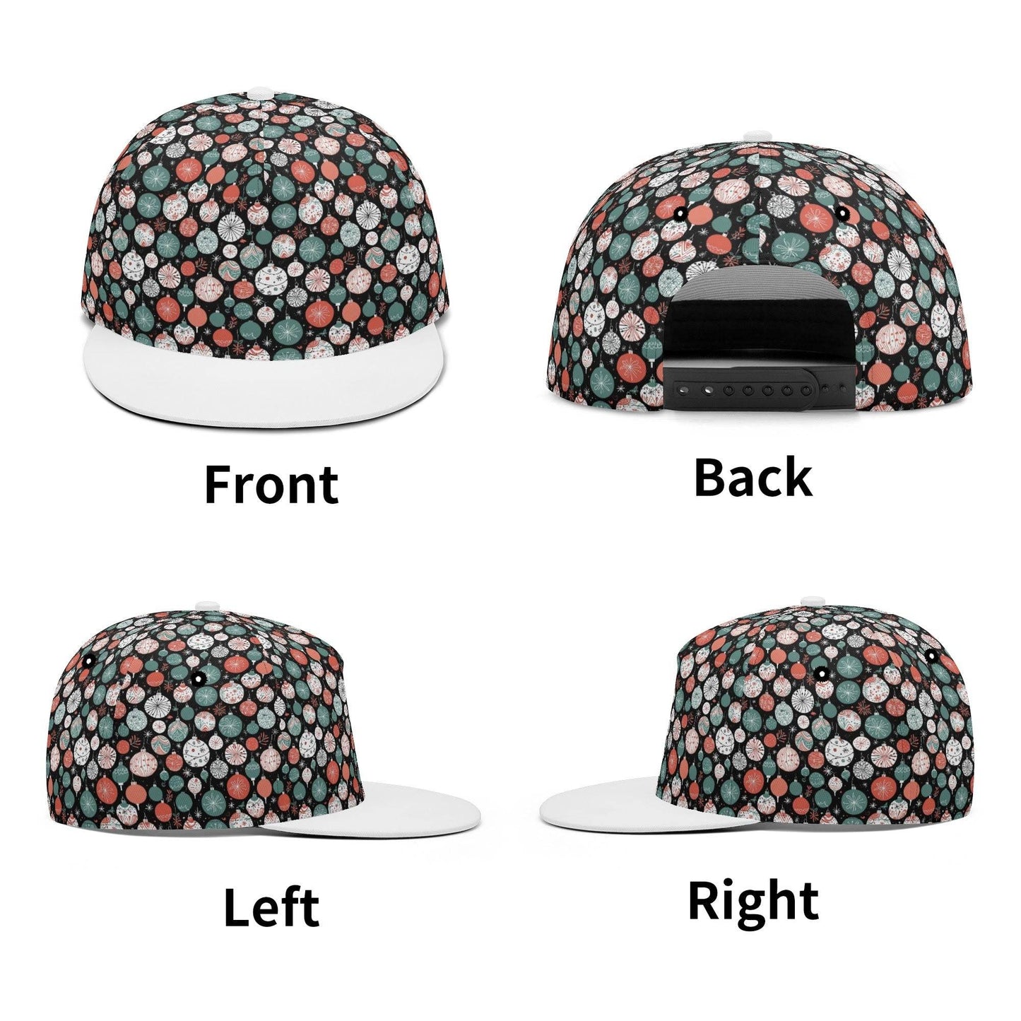 Colorful Ornament Unisex Classic Snapbacks - DeRose Seasonal