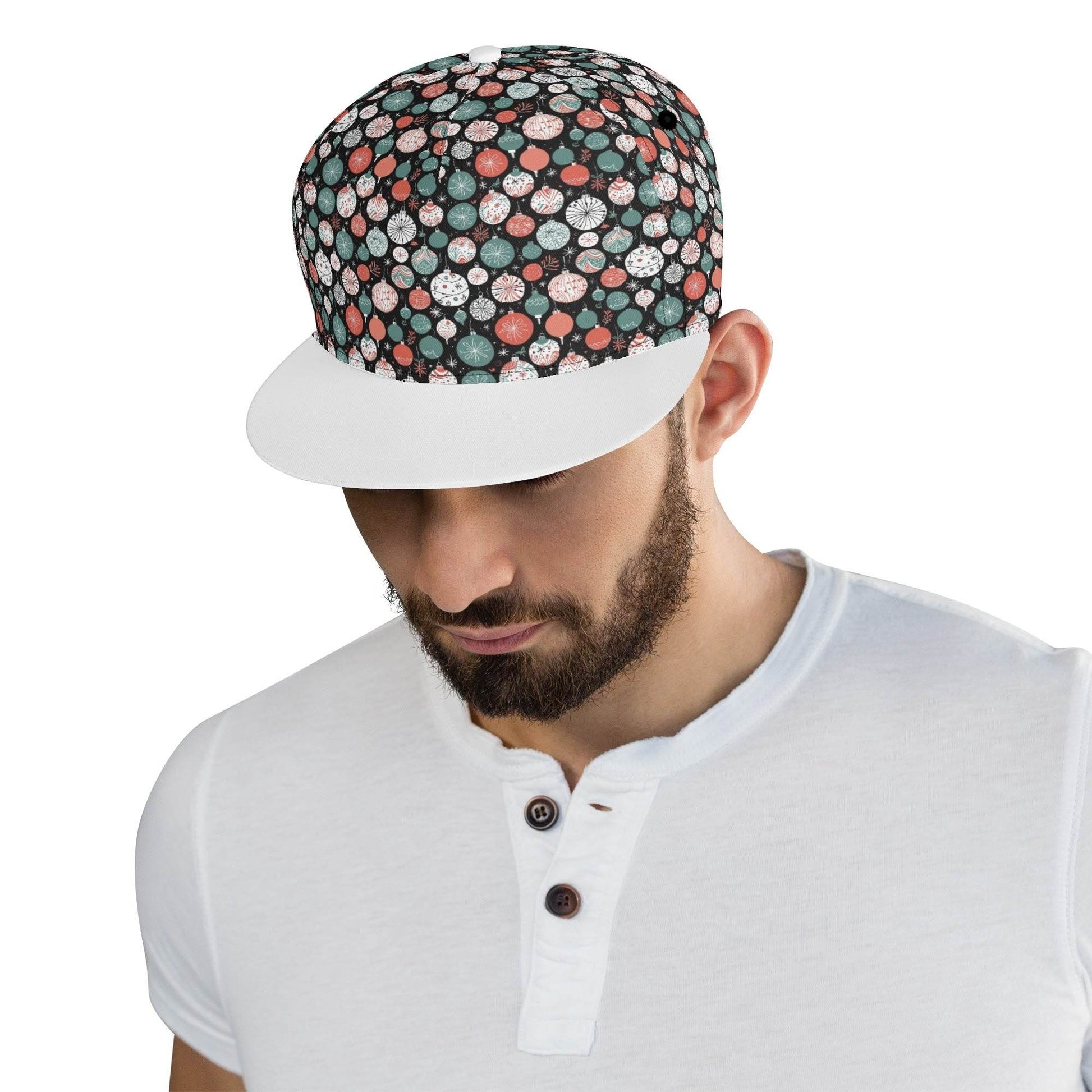 Colorful Ornament Unisex Classic Snapbacks - DeRose Seasonal