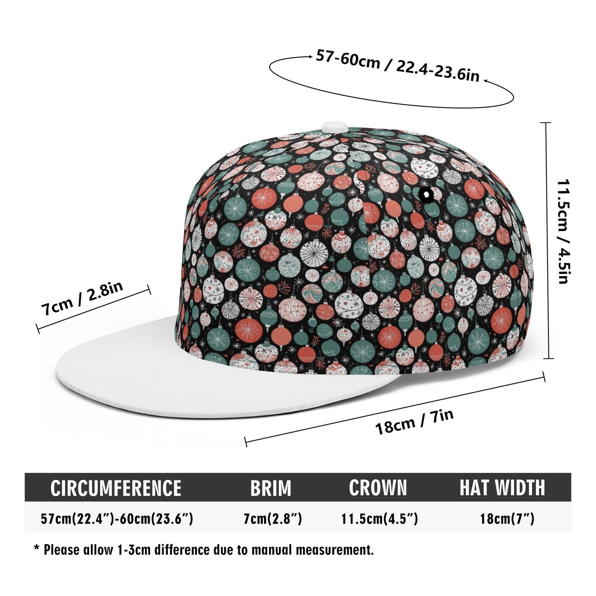 Colorful Ornament Unisex Classic Snapbacks - DeRose Seasonal