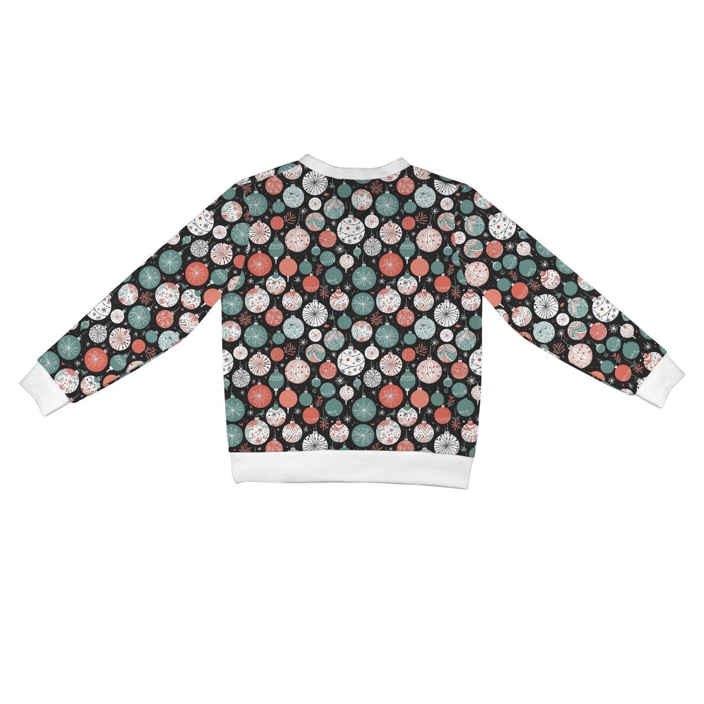 Colorful Ornament Women's Cardigan Button Sweater Custom Women's Cardigan (Model H73) - DeRose Seasonal
