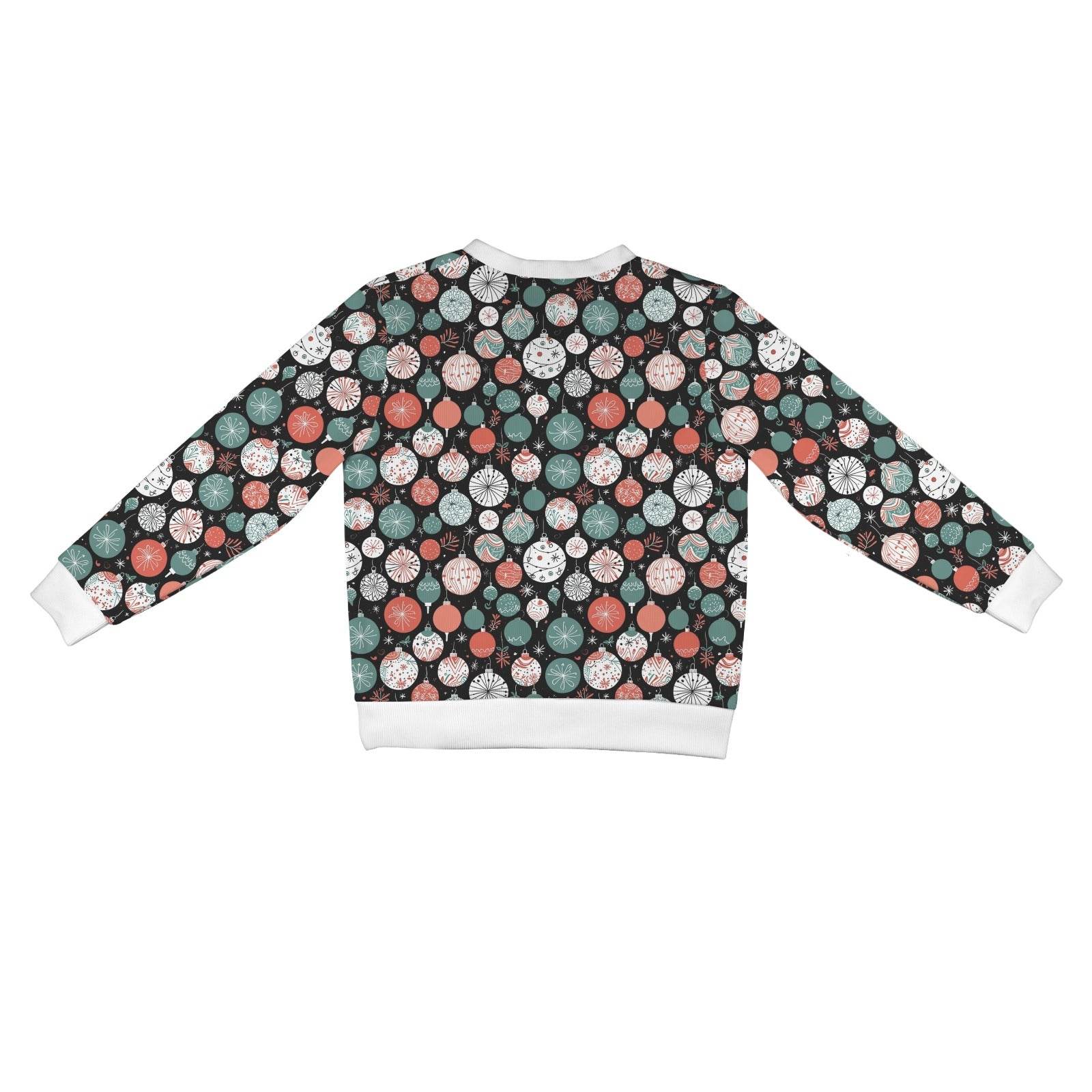 Colorful Ornament Women's Cardigan Button Sweater Custom Women's Cardigan (Model H73) - DeRose Seasonal