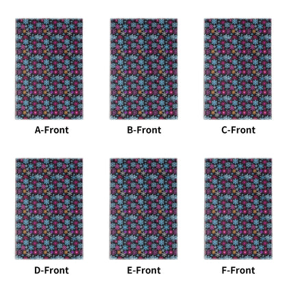 Colorful Party Snowflake Hand Towels (6 Pcs) - DeRose Seasonal