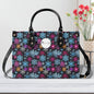Colorful Party Snowflakes Luxury Women Leather Handbag (3 sizes) - DeRose Seasonal
