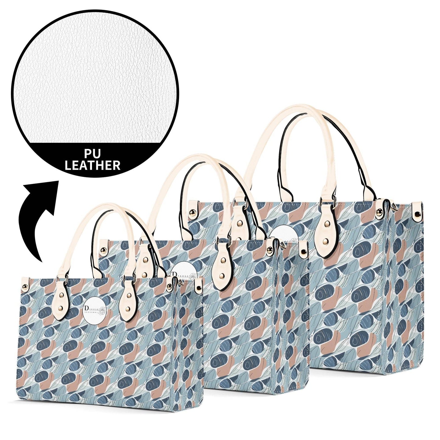 Cool Touch Luxury Women Leather Handbag (3 sizes) - DeRose Seasonal