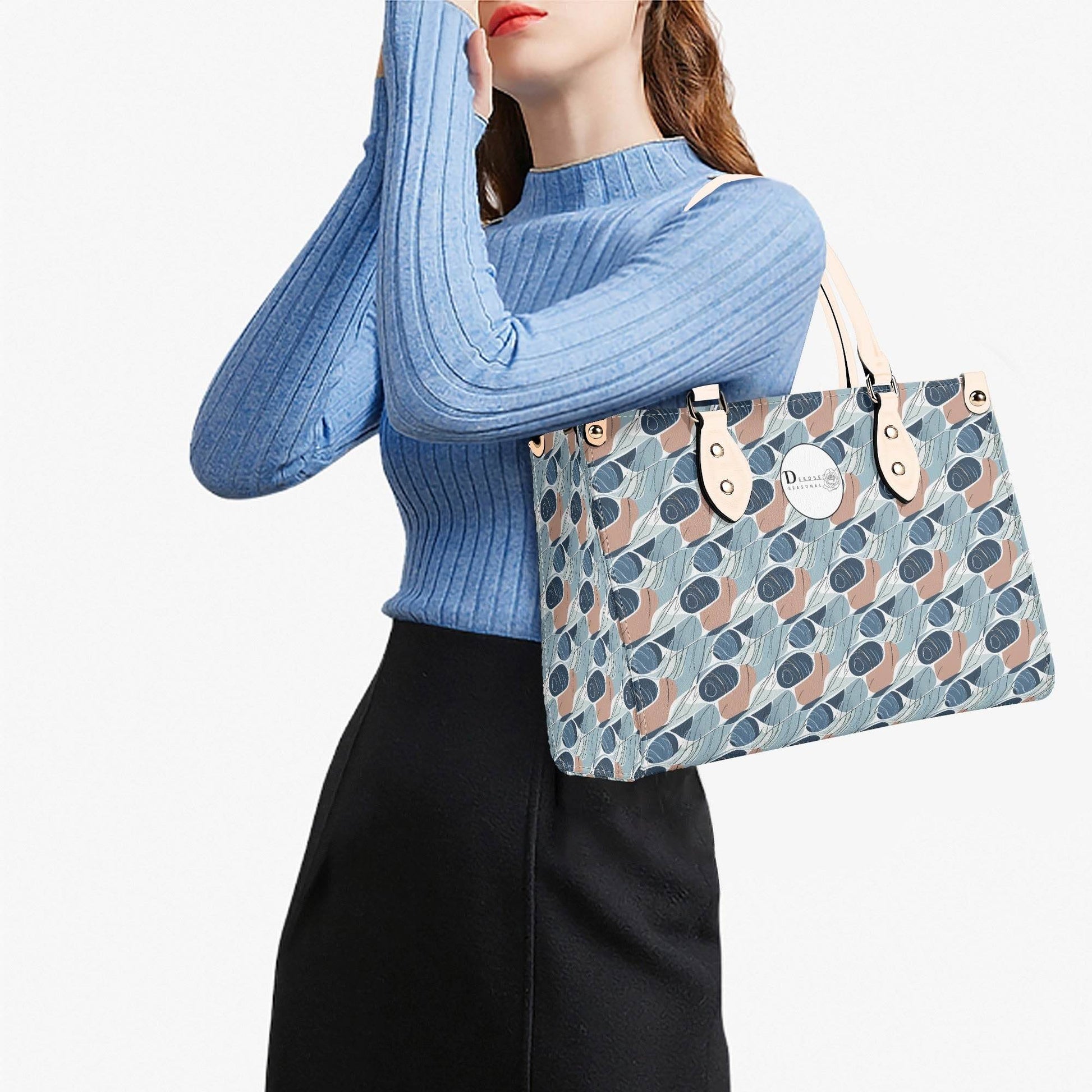 Cool Touch Luxury Women Leather Handbag (3 sizes) - DeRose Seasonal