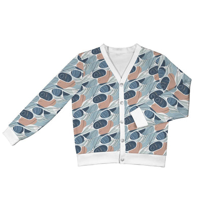 Cool Touch Women's Cardigan Button Sweater Custom Women's Cardigan (Model H73) - DeRose Seasonal