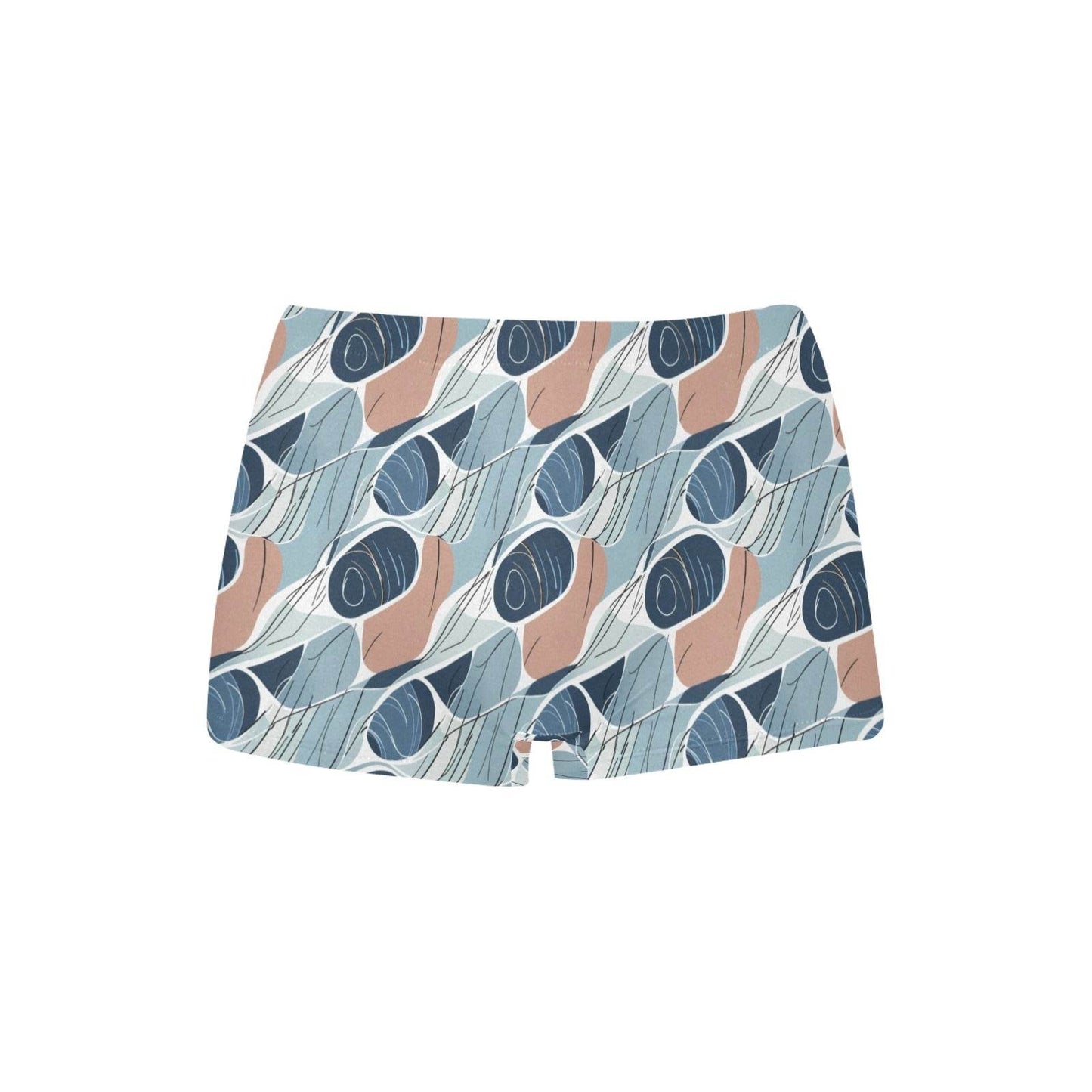 Cool Touch Women's Underwear Briefs Women's Boyshort Panties (Model L31) - DeRose Seasonal