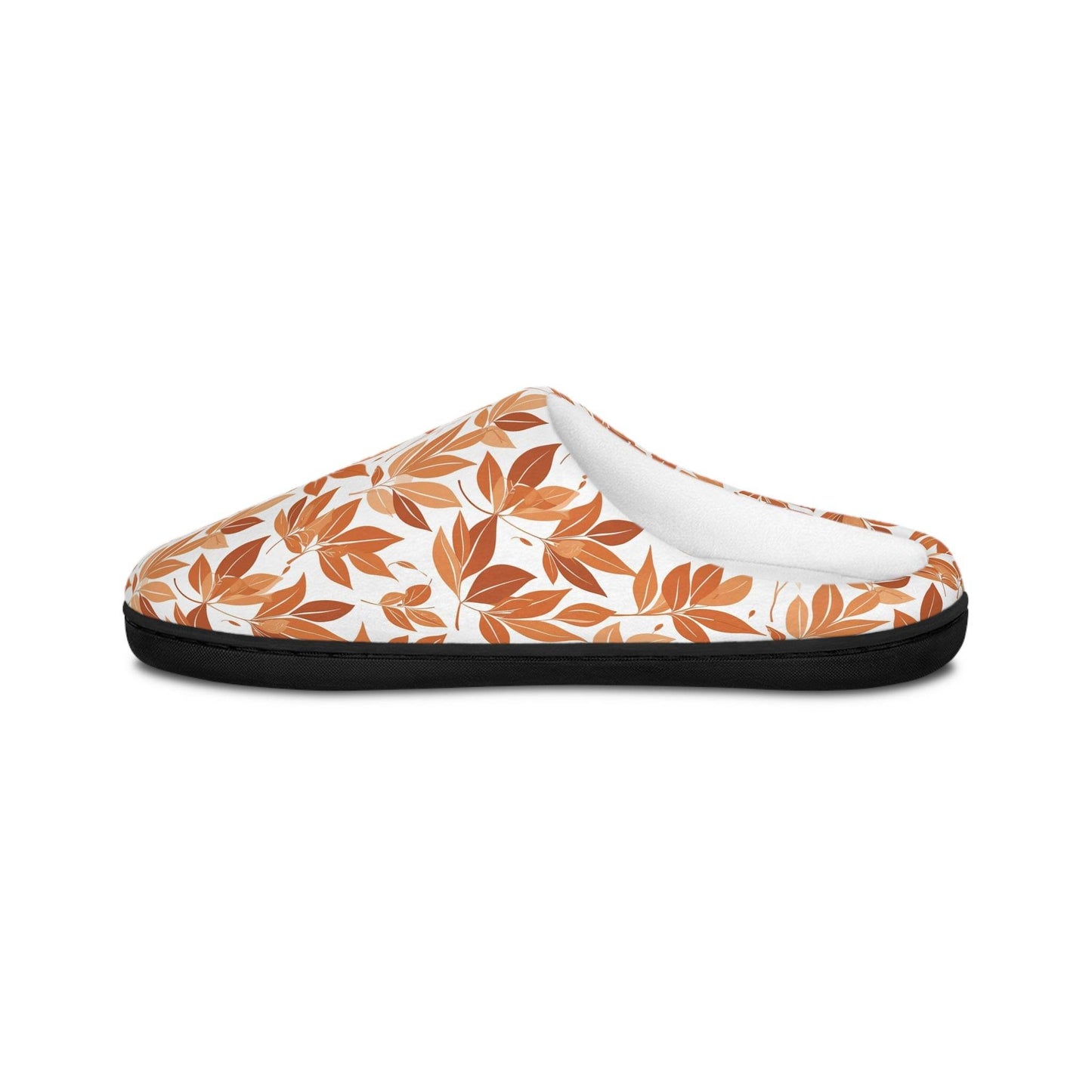 Cozy Autumn Leaves Men's Indoor Slippers - DeRose Seasonal