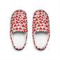 Cozy Scribbled Hearts Women's Indoor Slippers - Perfect for Valentine's Day & Relaxation - DeRose Seasonal