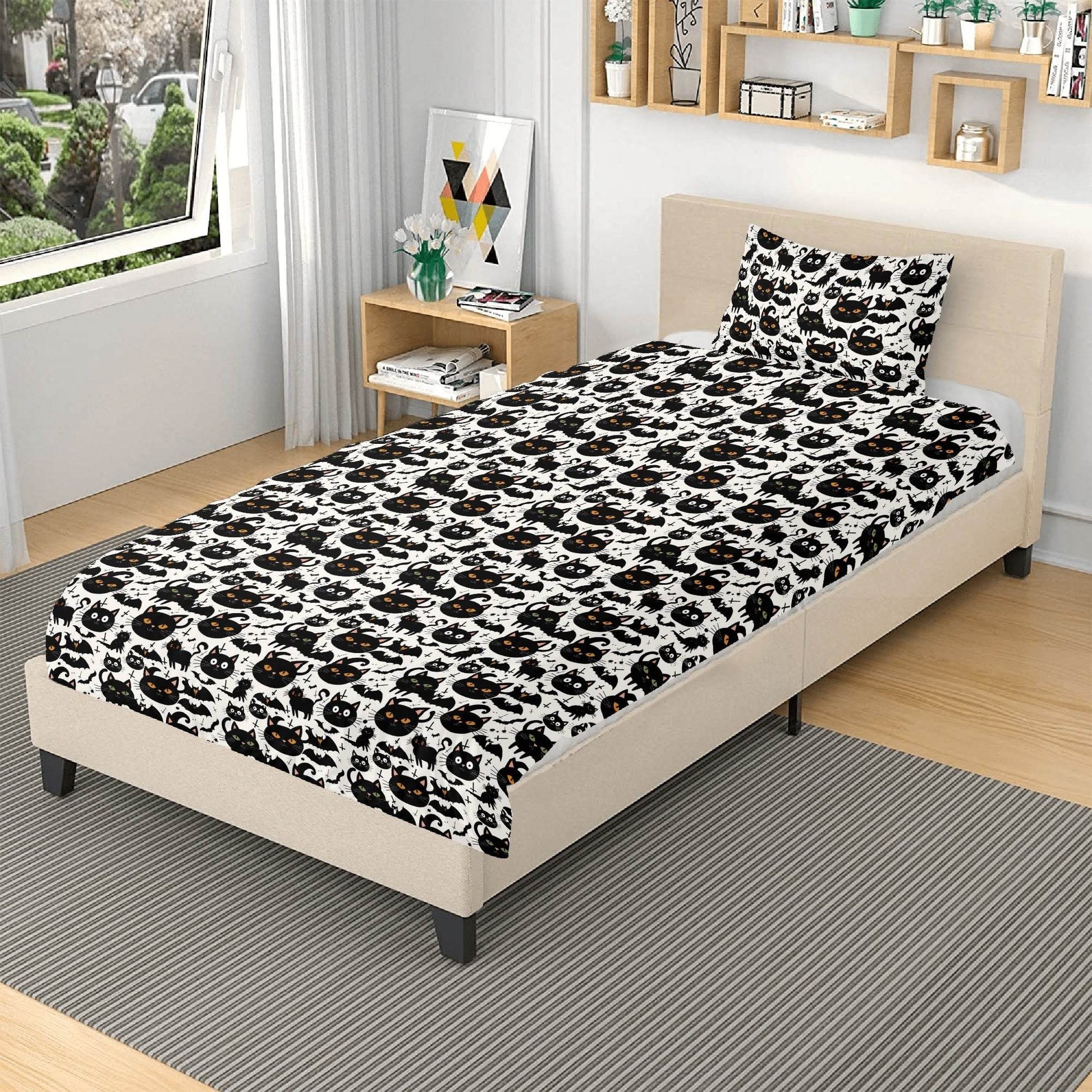 Crazy Cat Lady 3 Pcs Beddings - DeRose Seasonal