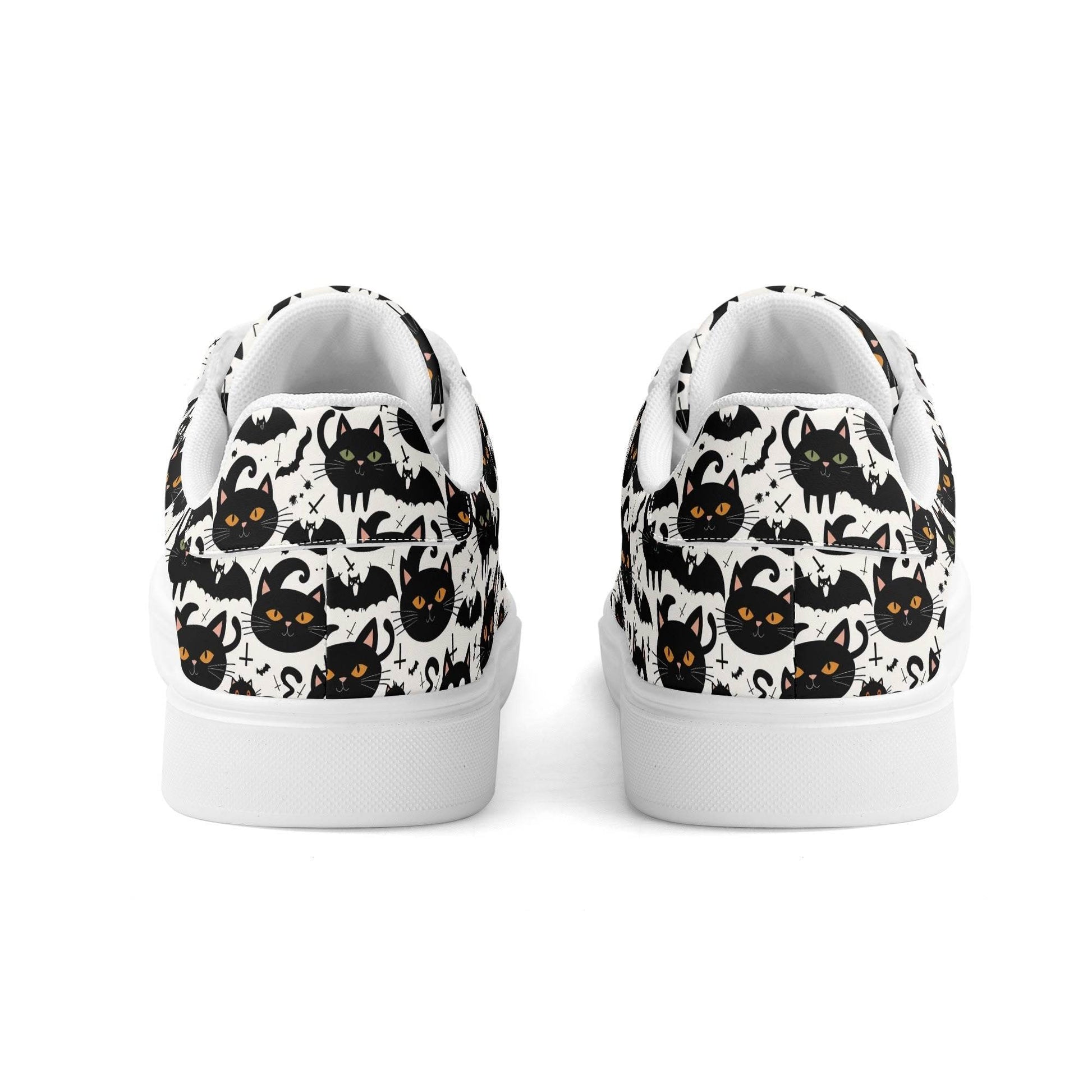 Crazy Cat Lady Adult Lightweight Brand Low Top Leather Shoes - DeRose Seasonal