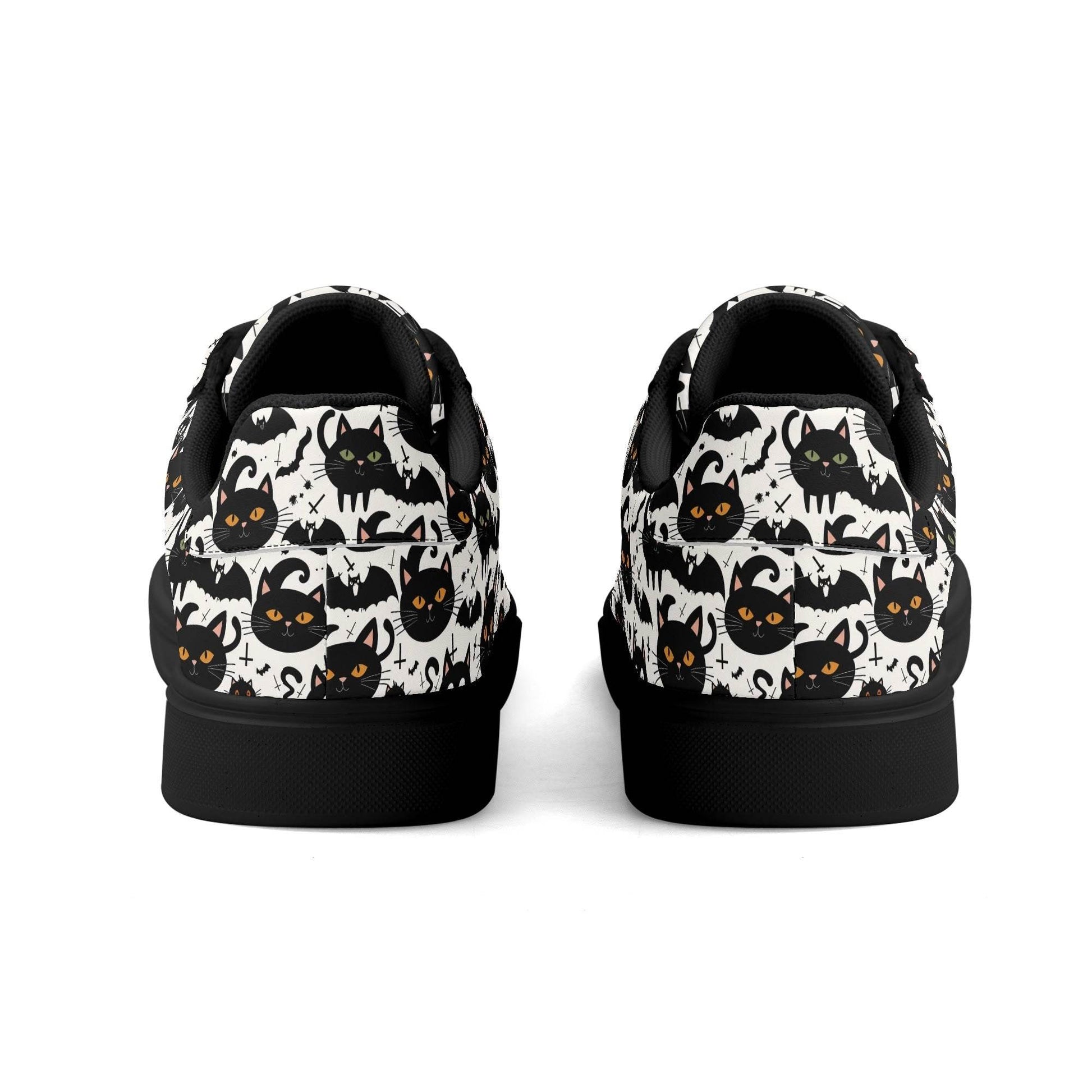 Crazy Cat Lady Adult Lightweight Brand Low Top Leather Shoes - DeRose Seasonal