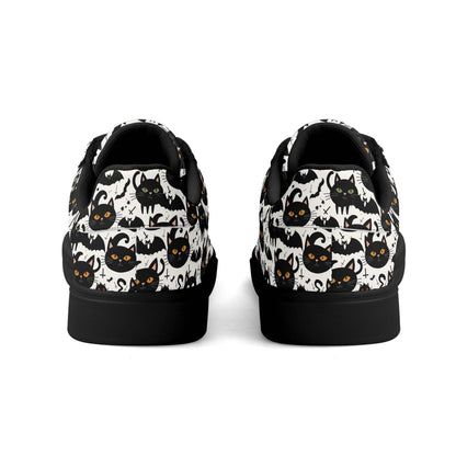 Crazy Cat Lady Adult Lightweight Brand Low Top Leather Shoes - DeRose Seasonal