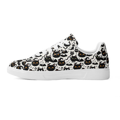 Crazy Cat Lady Adult Lightweight Brand Low Top Leather Shoes - DeRose Seasonal