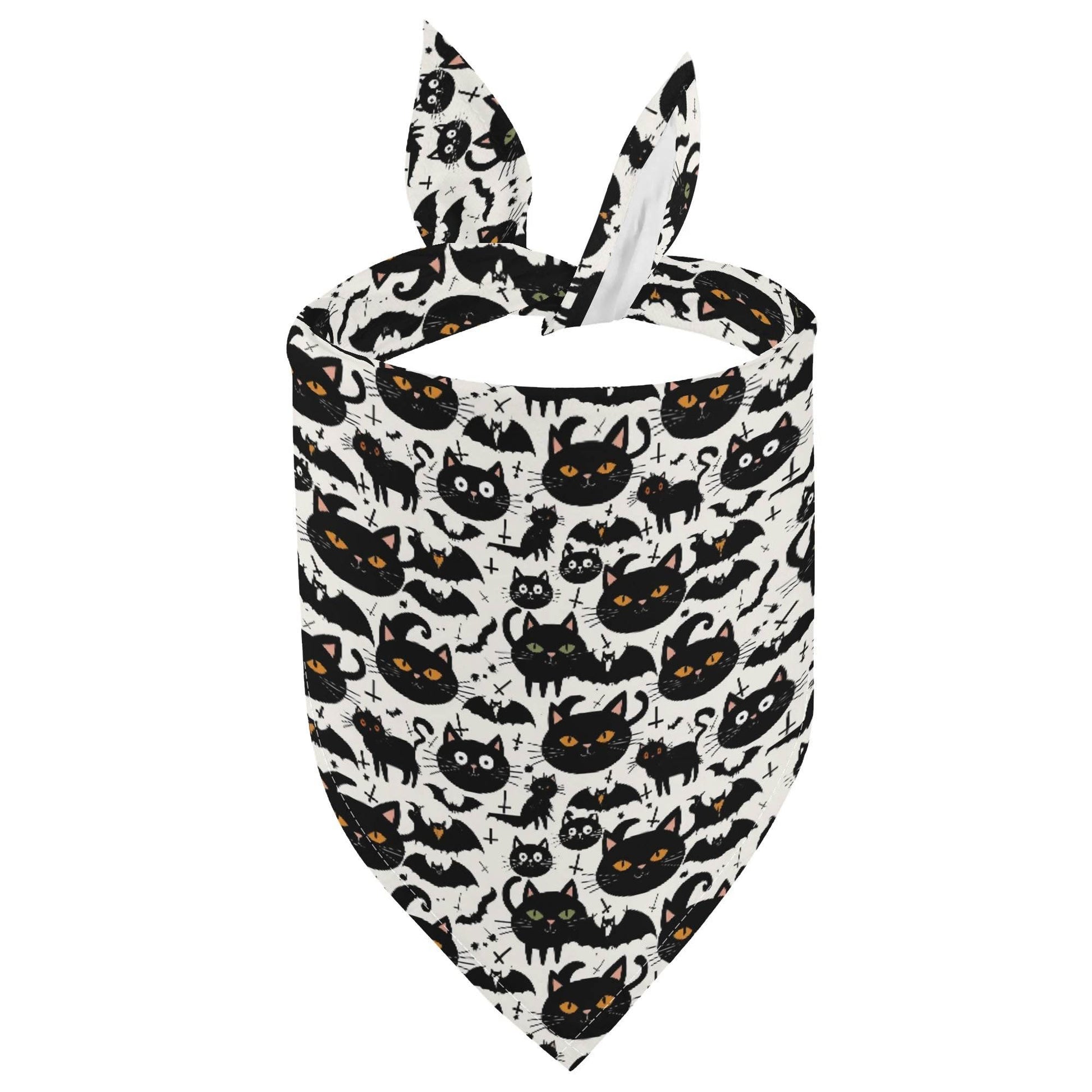 Crazy Cat Lady Animal Scarf Pet Adjustable Bandanas for Dogs Cats - DeRose Seasonal
