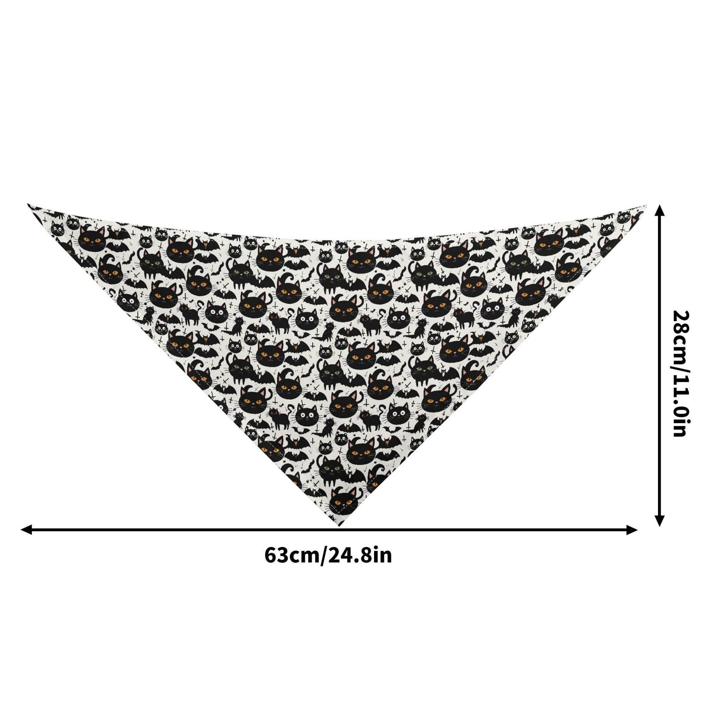 Crazy Cat Lady Animal Scarf Pet Adjustable Bandanas for Dogs Cats - DeRose Seasonal