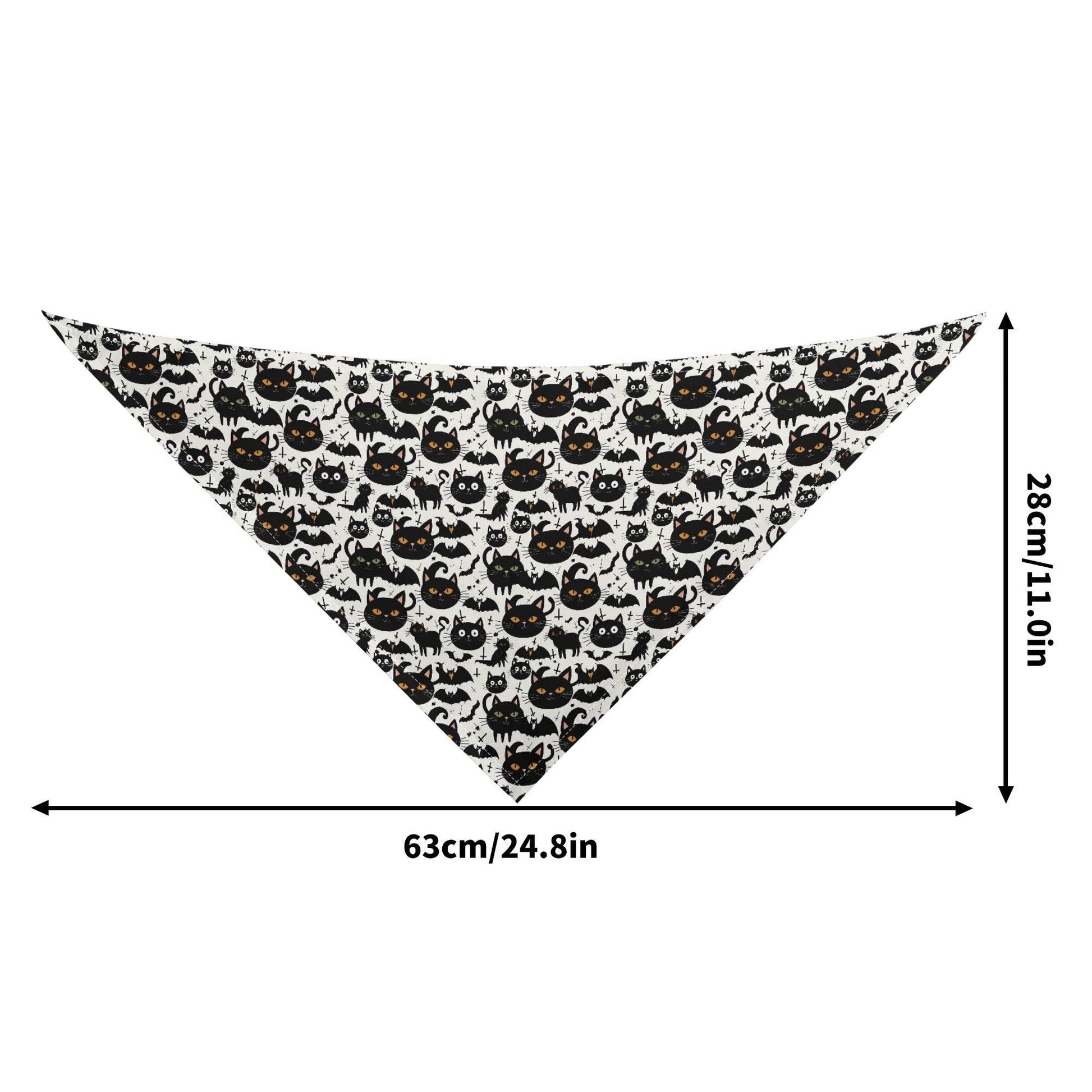 Crazy Cat Lady Animal Scarf Pet Adjustable Bandanas for Dogs Cats - DeRose Seasonal
