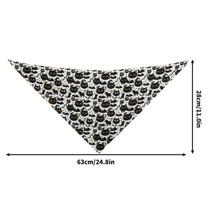 Crazy Cat Lady Animal Scarf Pet Adjustable Bandanas for Dogs Cats - DeRose Seasonal