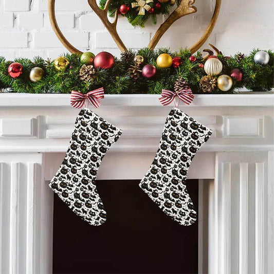 Crazy Cat Lady Christmas Santa Stockings - BUY ONE GET ONE FREE -BOGO - DeRose Seasonal