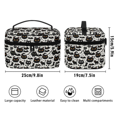 Crazy Cat Lady Leather Cosmetic Bag - DeRose Seasonal
