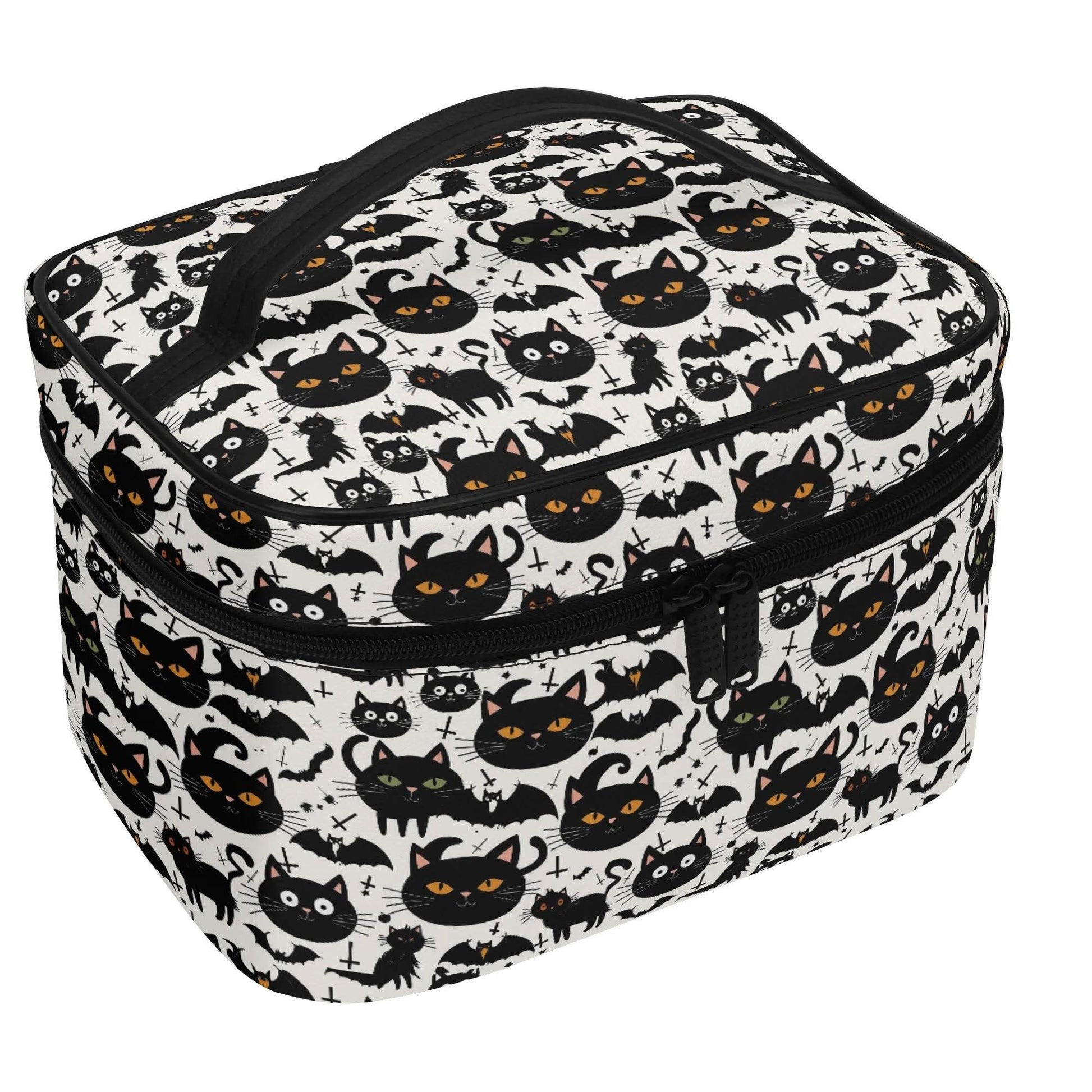 Crazy Cat Lady Leather Cosmetic Bag - DeRose Seasonal