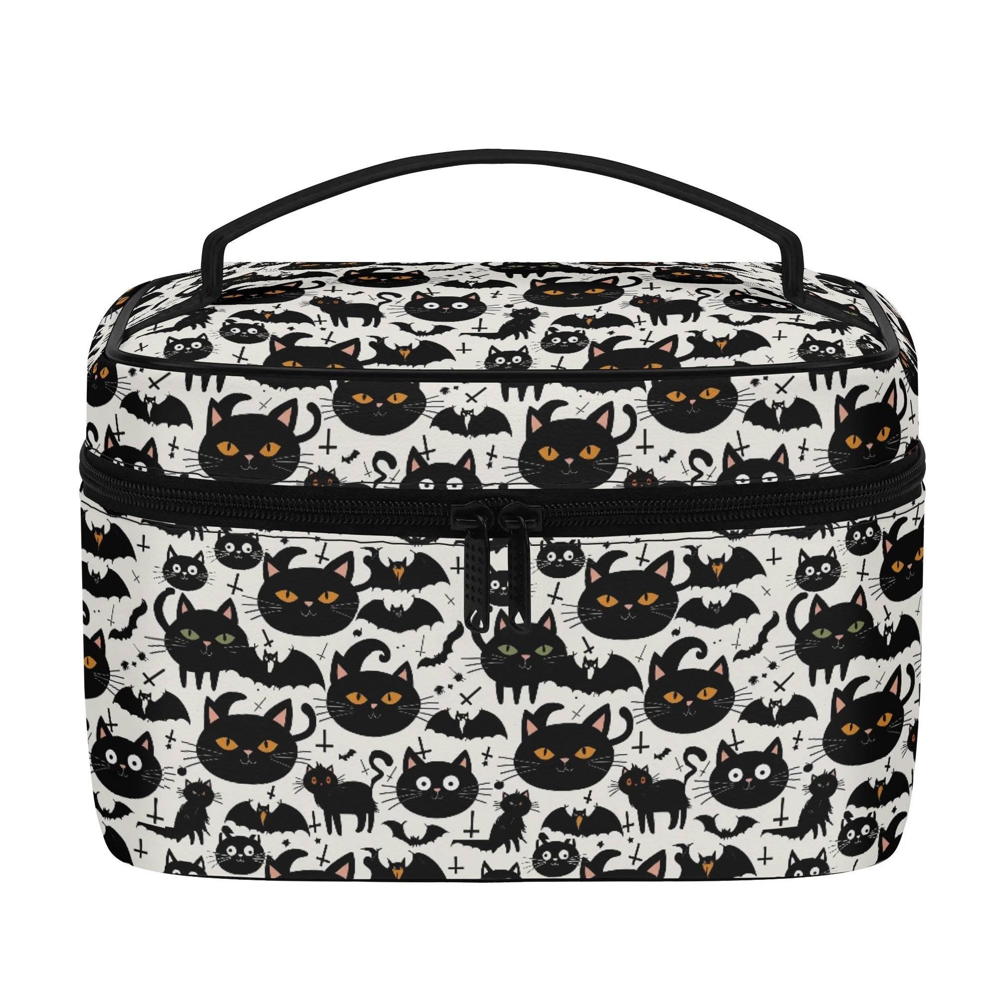 Crazy Cat Lady Leather Cosmetic Bag - DeRose Seasonal
