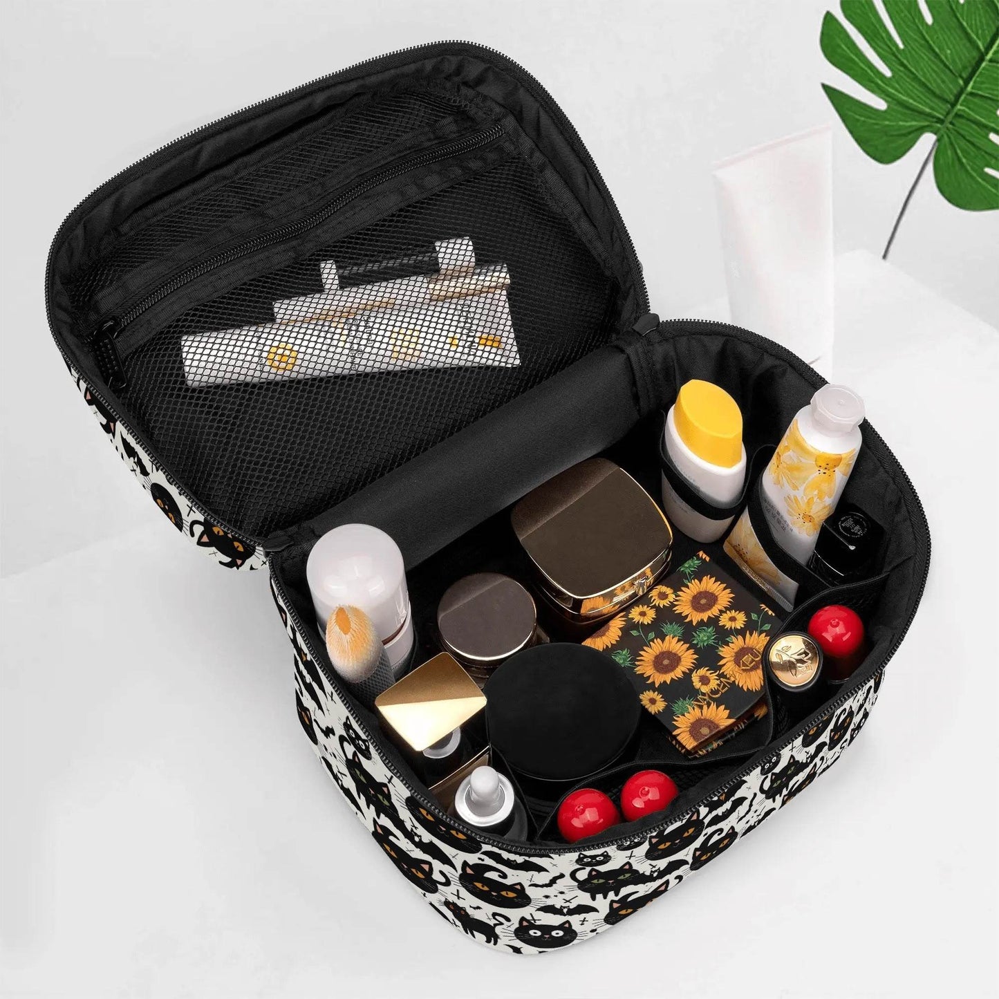 Crazy Cat Lady Leather Cosmetic Bag - DeRose Seasonal