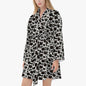 Crazy Cat Lady Women's Loose-fitting Bathrobe - DeRose Seasonal