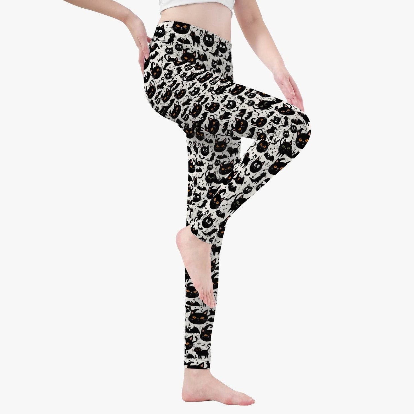 Crazy Cat Lady Women's Yoga Pants - DeRose Seasonal