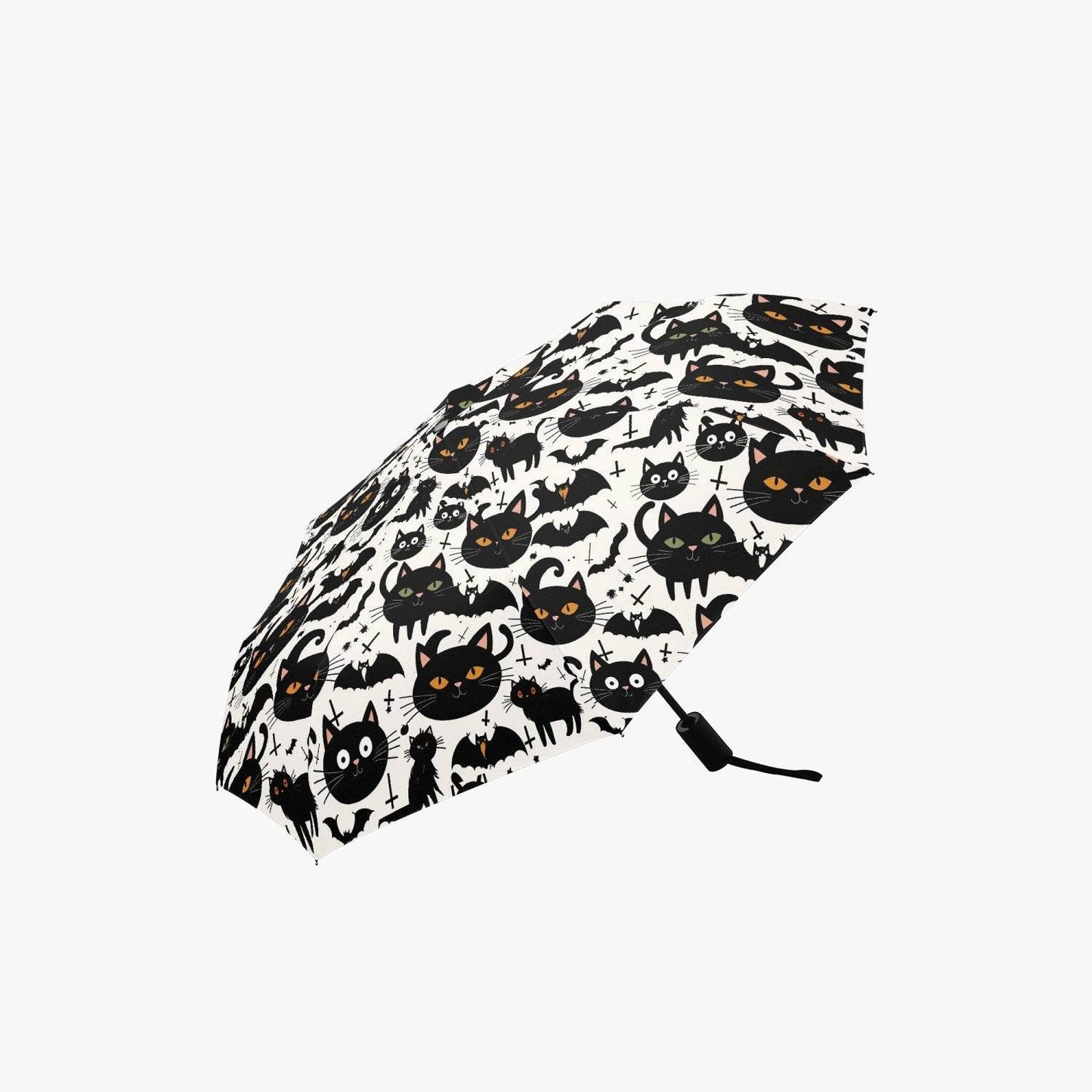 Crazy Cat lady Automatic UV Protection Umbrella - DeRose Seasonal