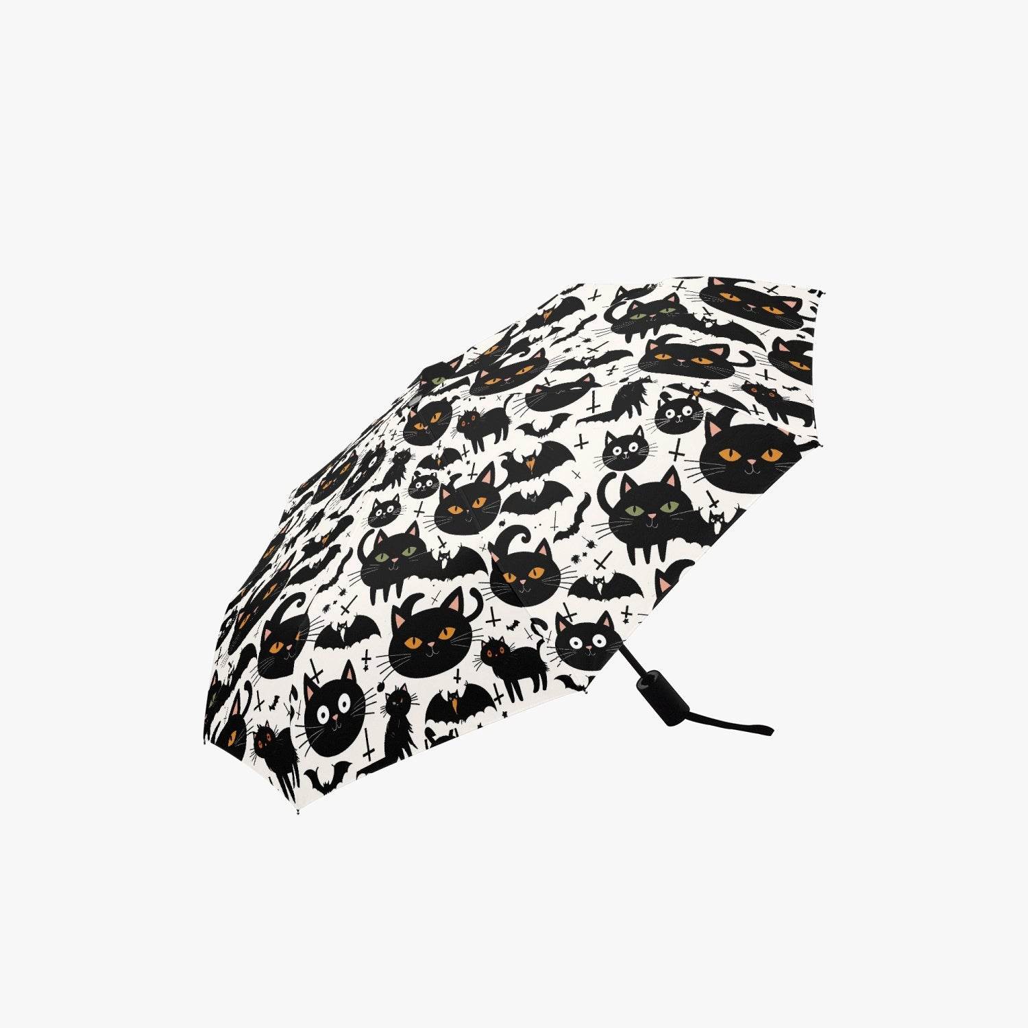 Crazy Cat lady Automatic UV Protection Umbrella - DeRose Seasonal