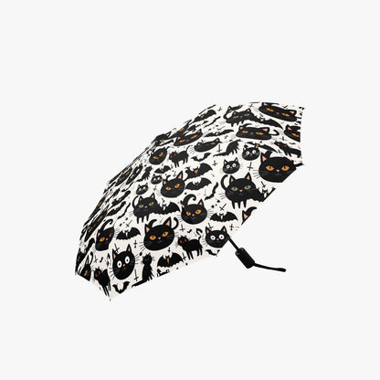 Crazy Cat lady Automatic UV Protection Umbrella - DeRose Seasonal