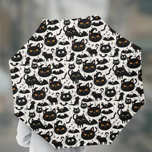 Crazy Cat lady Automatic UV Protection Umbrella - DeRose Seasonal
