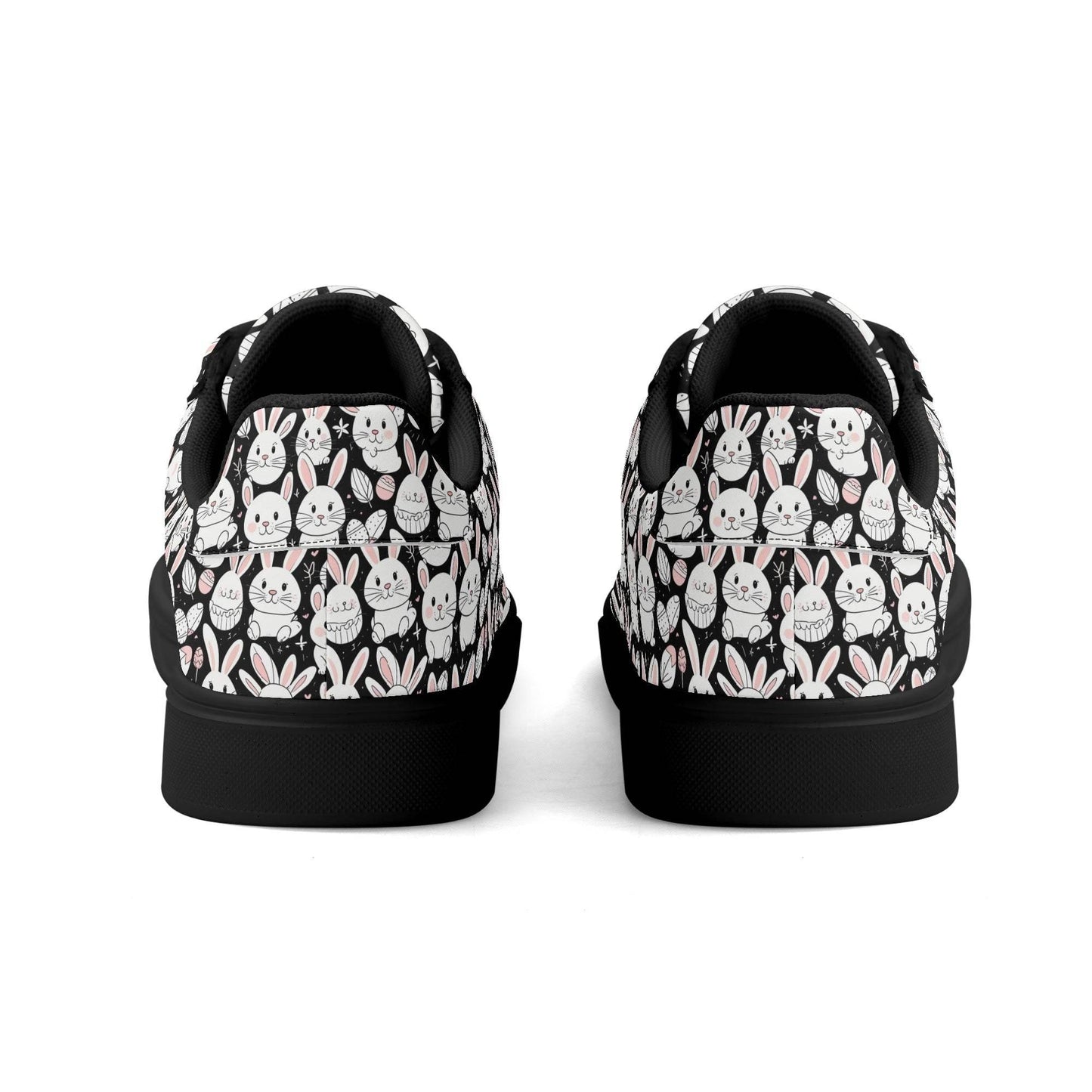 Cute Bunny Adult Lightweight Brand Low Top Leather Shoes - DeRose Seasonal