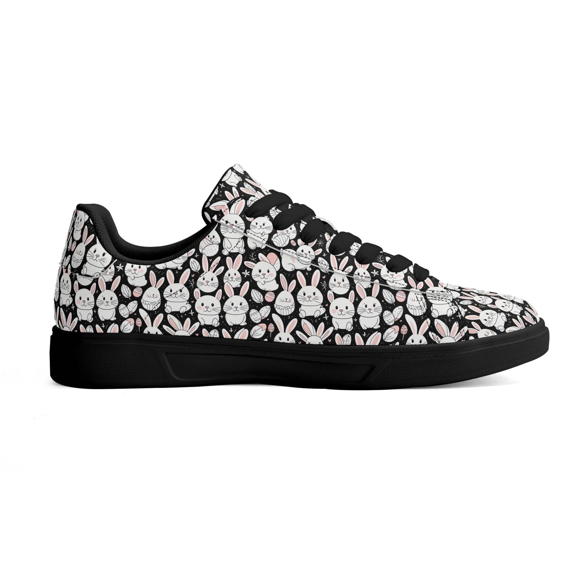Cute Bunny Adult Lightweight Brand Low Top Leather Shoes - DeRose Seasonal