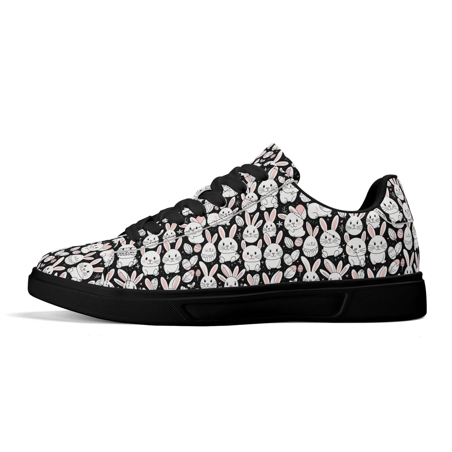 Cute Bunny Adult Lightweight Brand Low Top Leather Shoes - DeRose Seasonal
