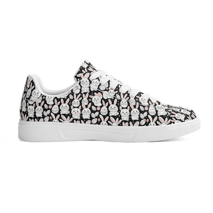Cute Bunny Adult Lightweight Brand Low Top Leather Shoes - DeRose Seasonal