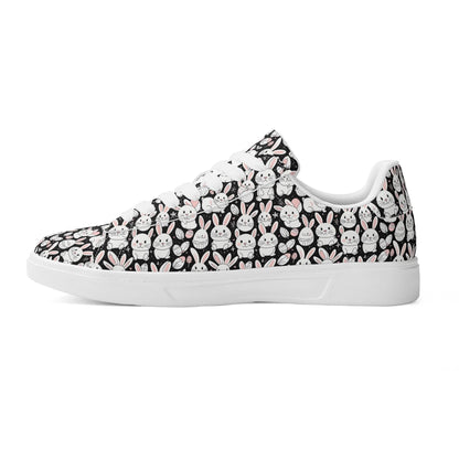 Cute Bunny Adult Lightweight Brand Low Top Leather Shoes - DeRose Seasonal