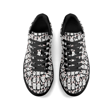 Cute Bunny Adult Lightweight Brand Low Top Leather Shoes - DeRose Seasonal