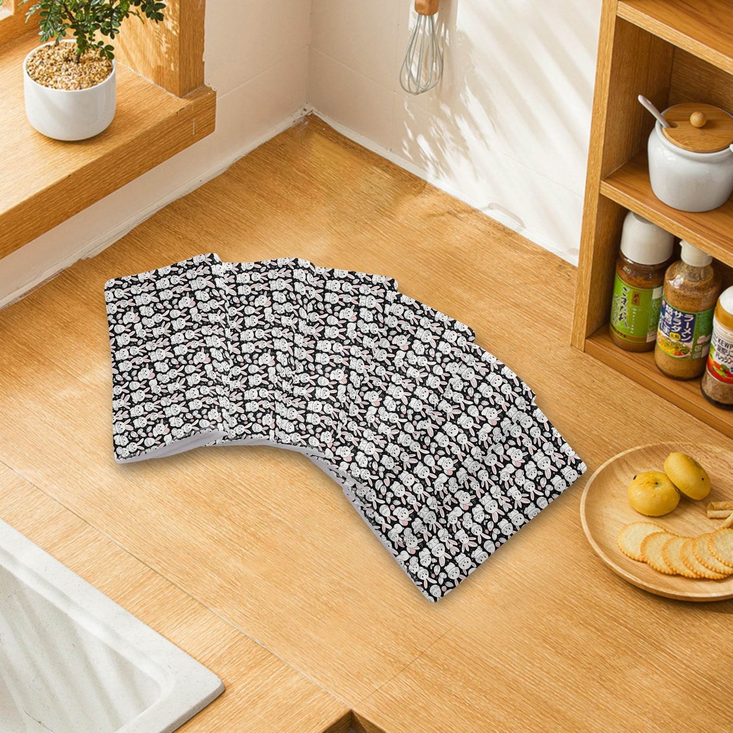 Cute Bunny Hand Towels (6 Pcs) - DeRose Seasonal