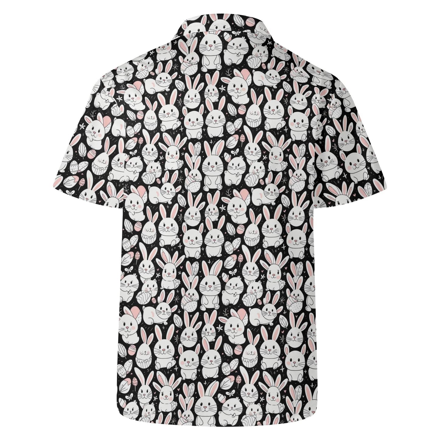 Cute Bunny Men's Casual Hawaiian Shirt - DeRose Seasonal