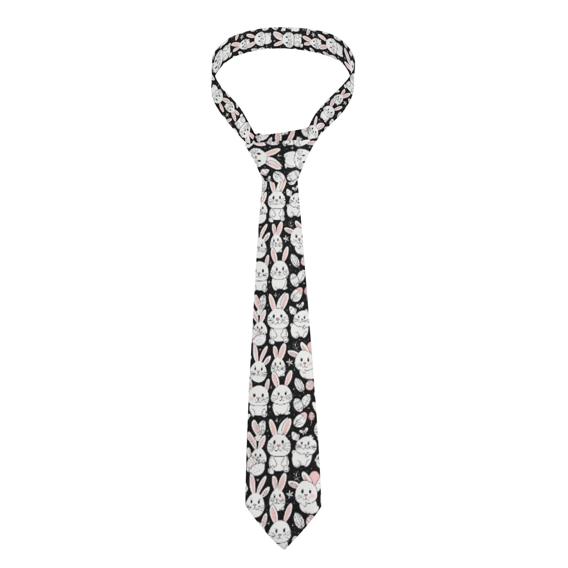 Cute Bunny Men's Necktie - DeRose Seasonal