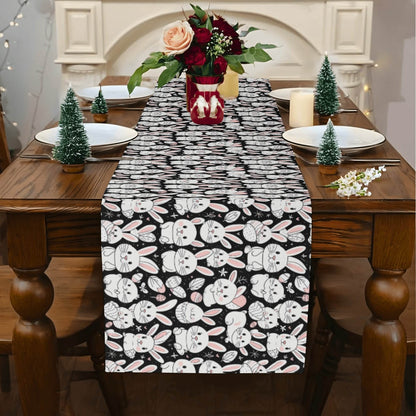 Cute Bunny Polyester Table Runner - DeRose Seasonal